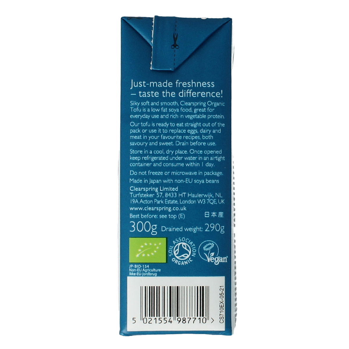 Clearspring Tofu silk bio 300.00 Gram