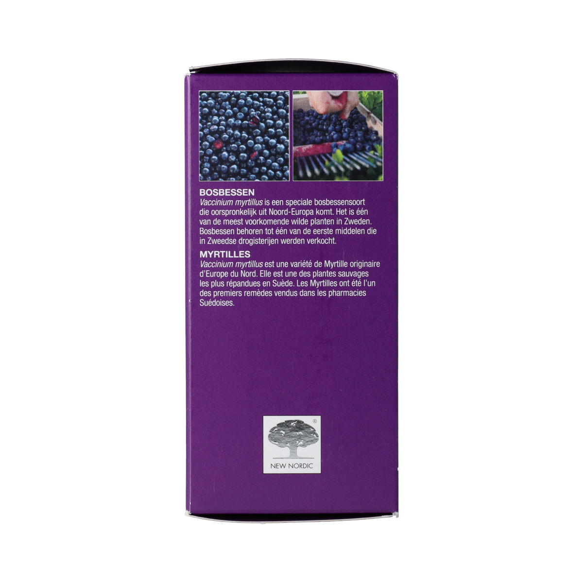 New Nordic Blueberry Eyebright herbal supplement in blister pack of 120 tablets, natural eye health support.