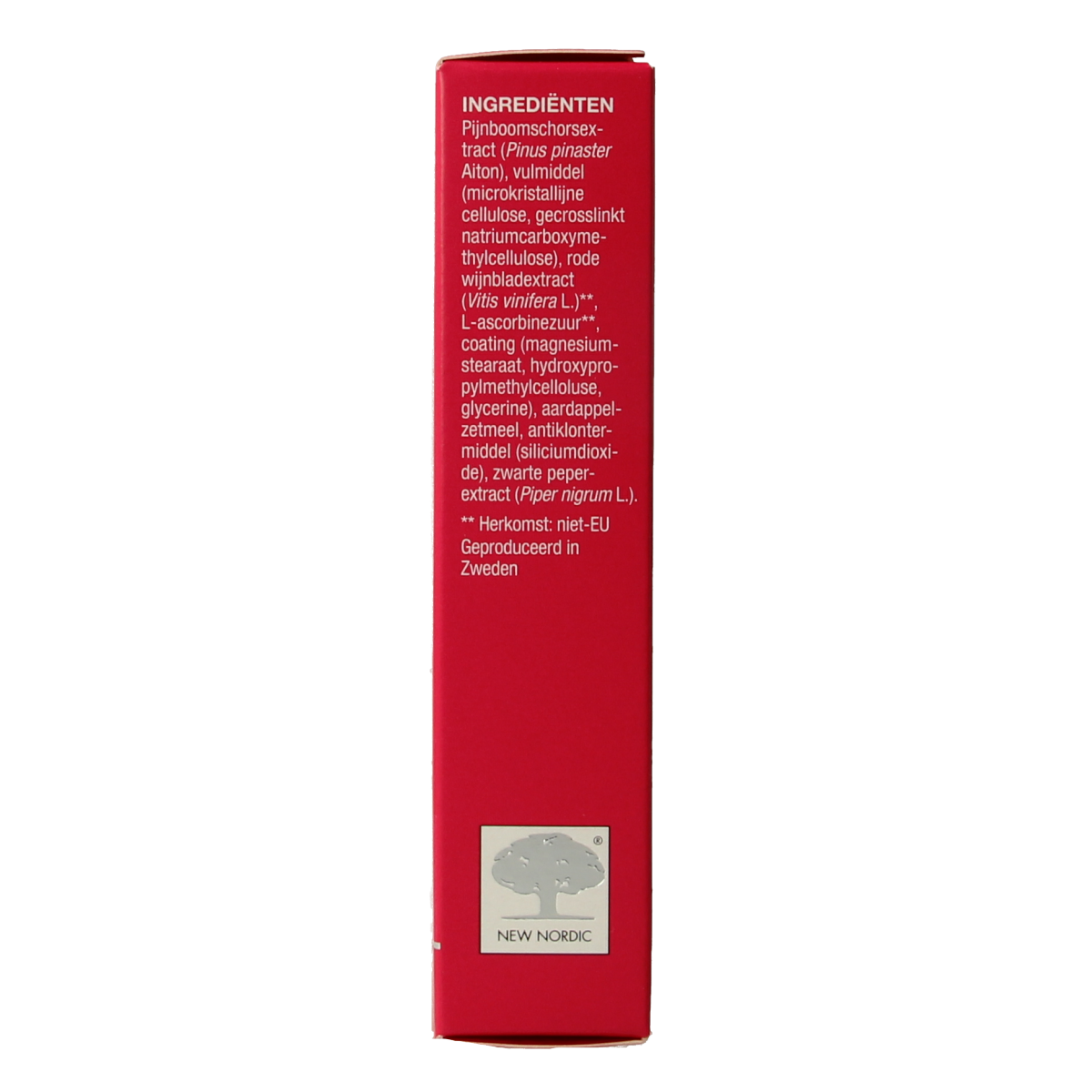 New Nordic Active Legs herbal supplement tablets in a bottle, featuring natural ingredients for leg health.
