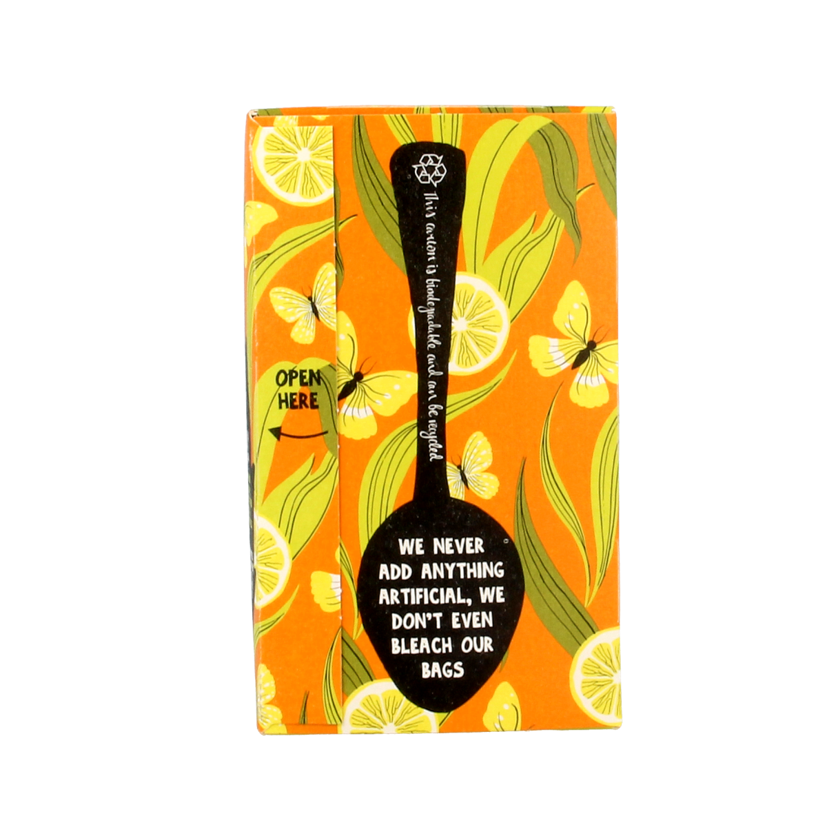 Clipper Thee Happy Mondays organic tea in a 45g package, featuring natural herbal ingredients for a soothing beverage.