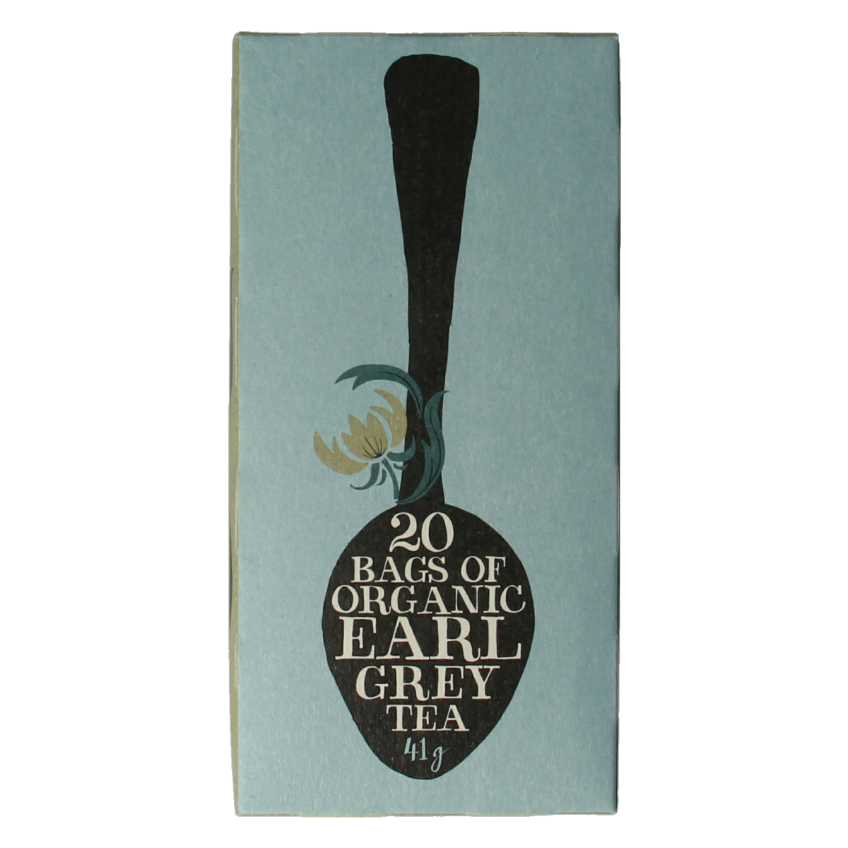 Organic Clipper Earl Grey tea bags, 20-count, featuring citrus and bergamot flavors, ideal for a soothing hot beverage.