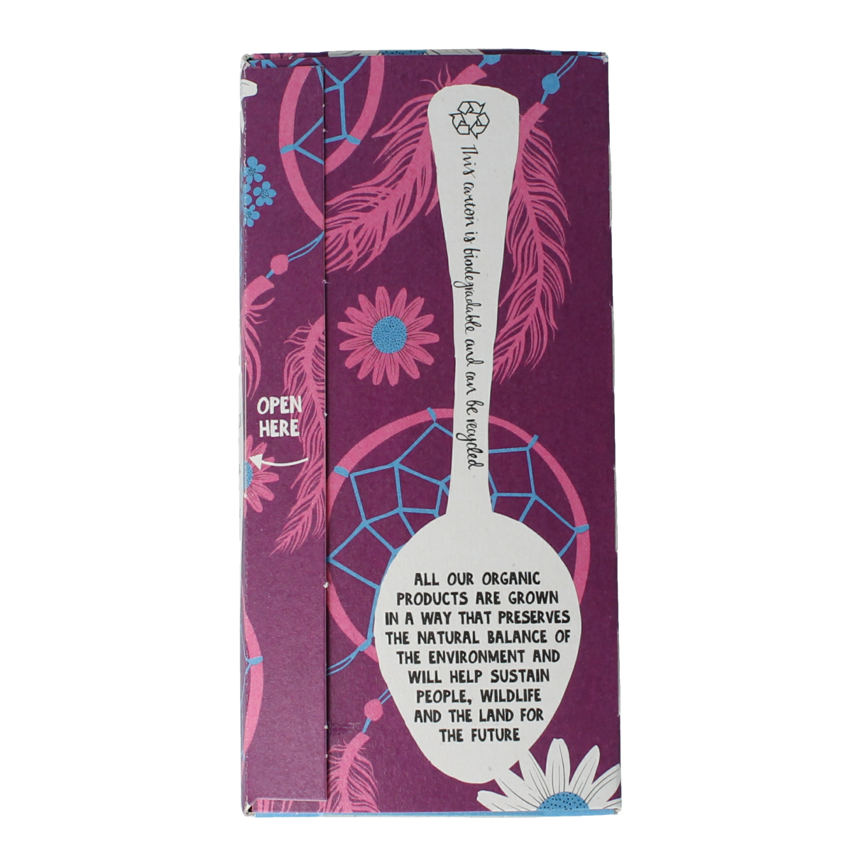 Clipper Kruidenthee Nighty Night bio herbal tea in a box with 20 tea bags, featuring natural herbs for relaxing.