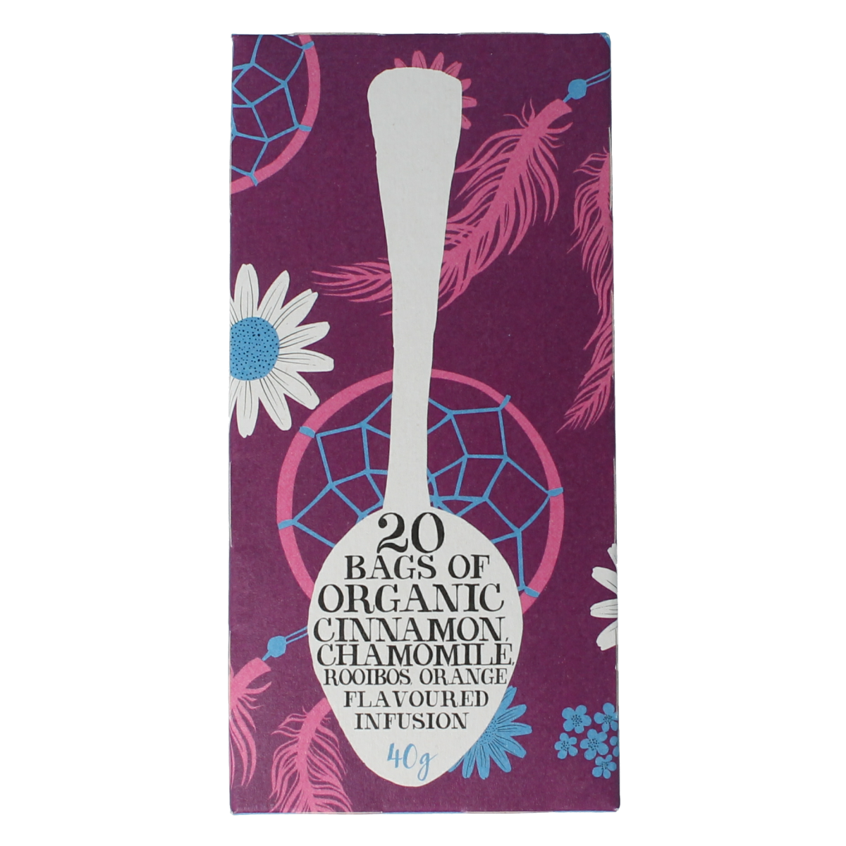 Clipper Kruidenthee Nighty Night bio herbal tea in a box of 20 tea bags, featuring natural ingredients and soothing packaging.