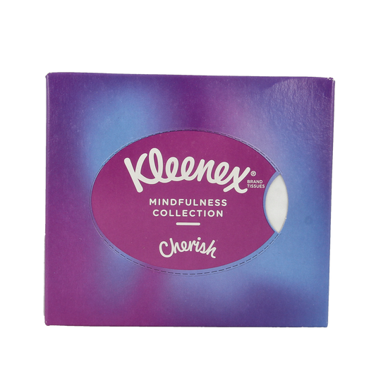 Kleenex Collection tissues pack with 48 disposable tissues in a box, featuring the Kleenex brand logo and packaging design.