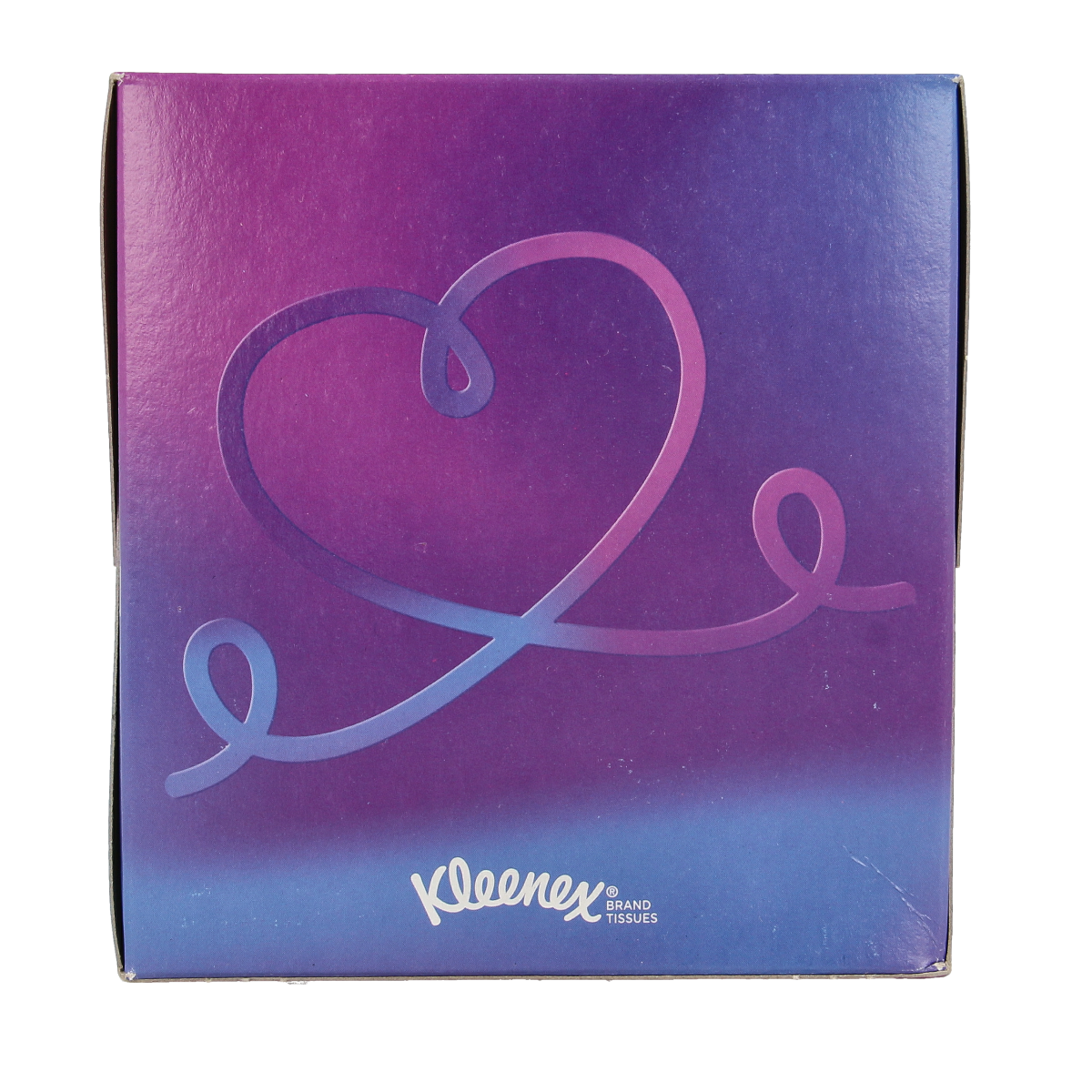 Kleenex Collection tissues in a box, soft facial tissues, 48 count, designed for gentle use and everyday comfort.