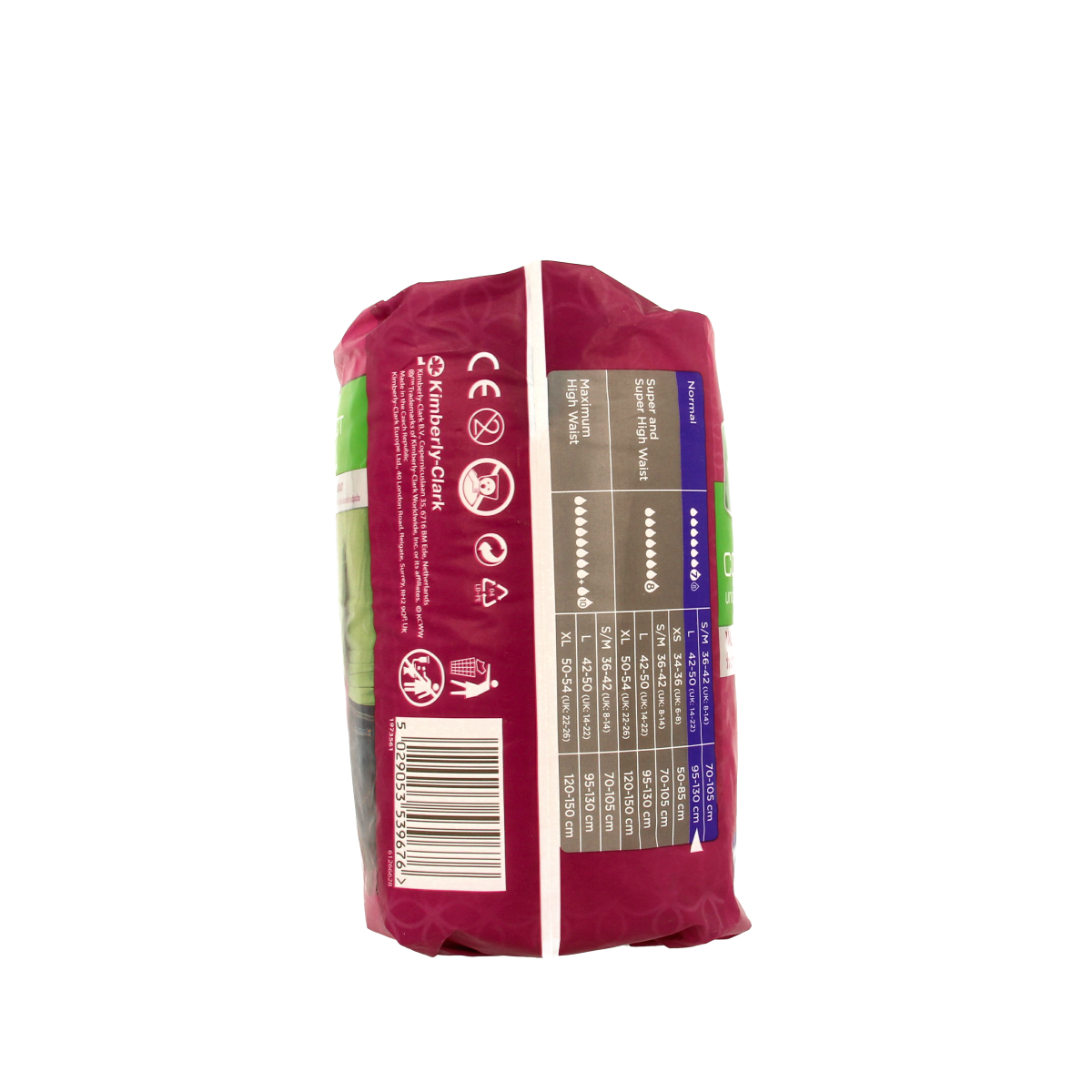 Depend Incontinence Pants in size L, pack of 9, featuring discreet and comfortable fit for managing incontinence.