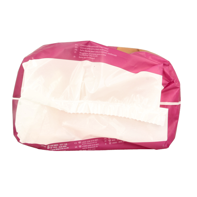 Depend Pants super maat L incontinentie absorberende inlegkruisjes, 9 stuks, comfortabel en discreet voor urineverlies.