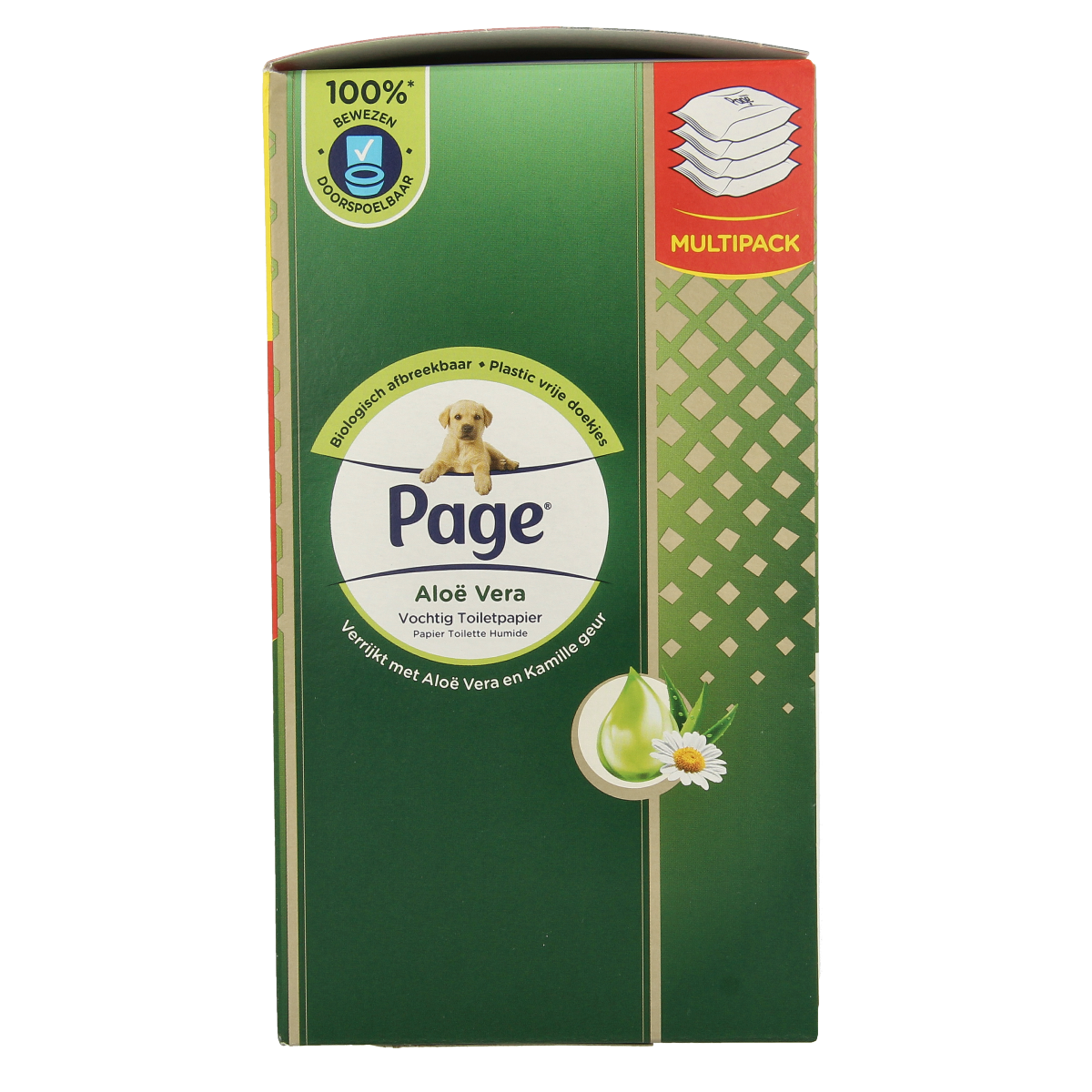Page Vochtig toiletpapier aloe vera 152.00 Stuks