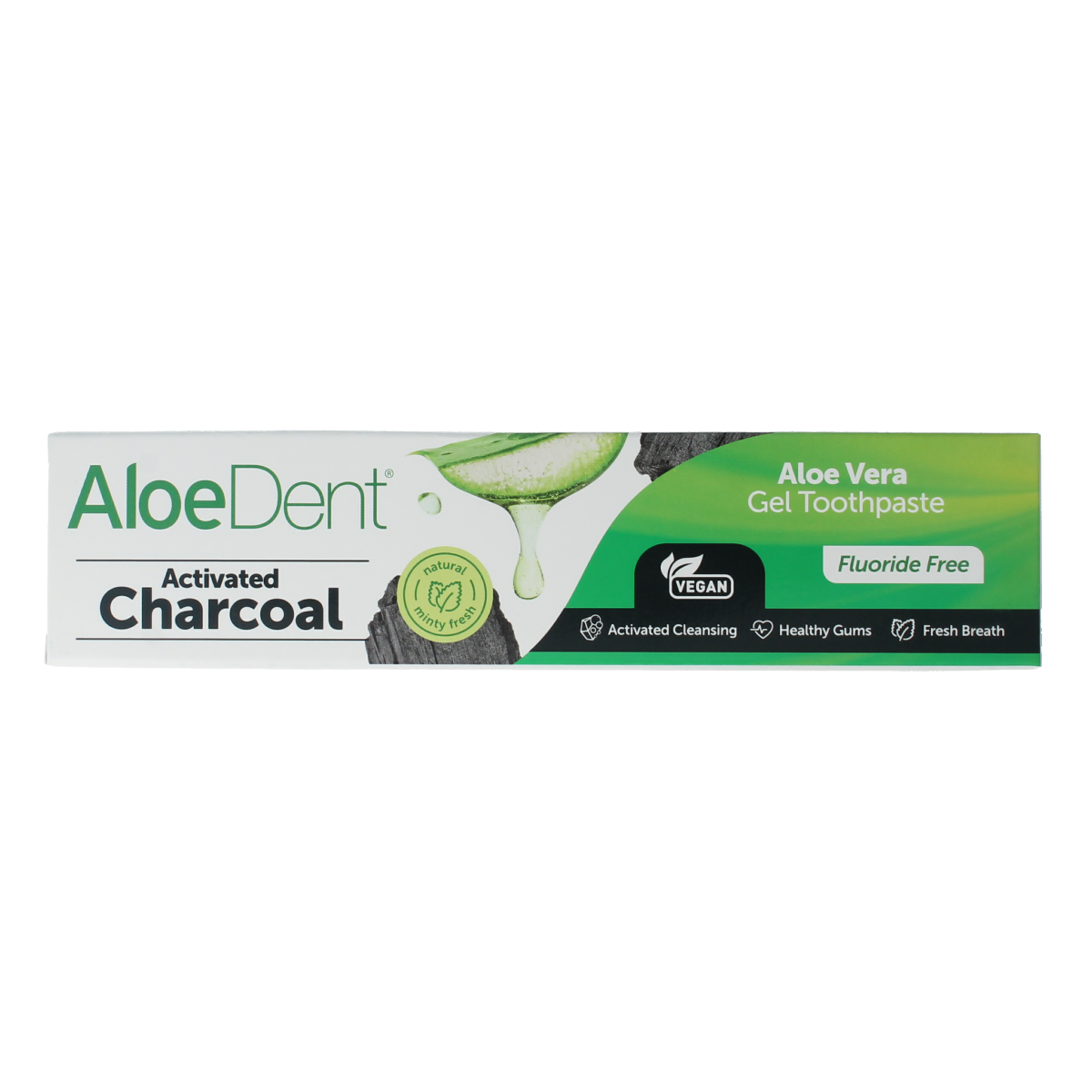 Aloe Dent Tandpasta charcoal 100.00 Milliliter