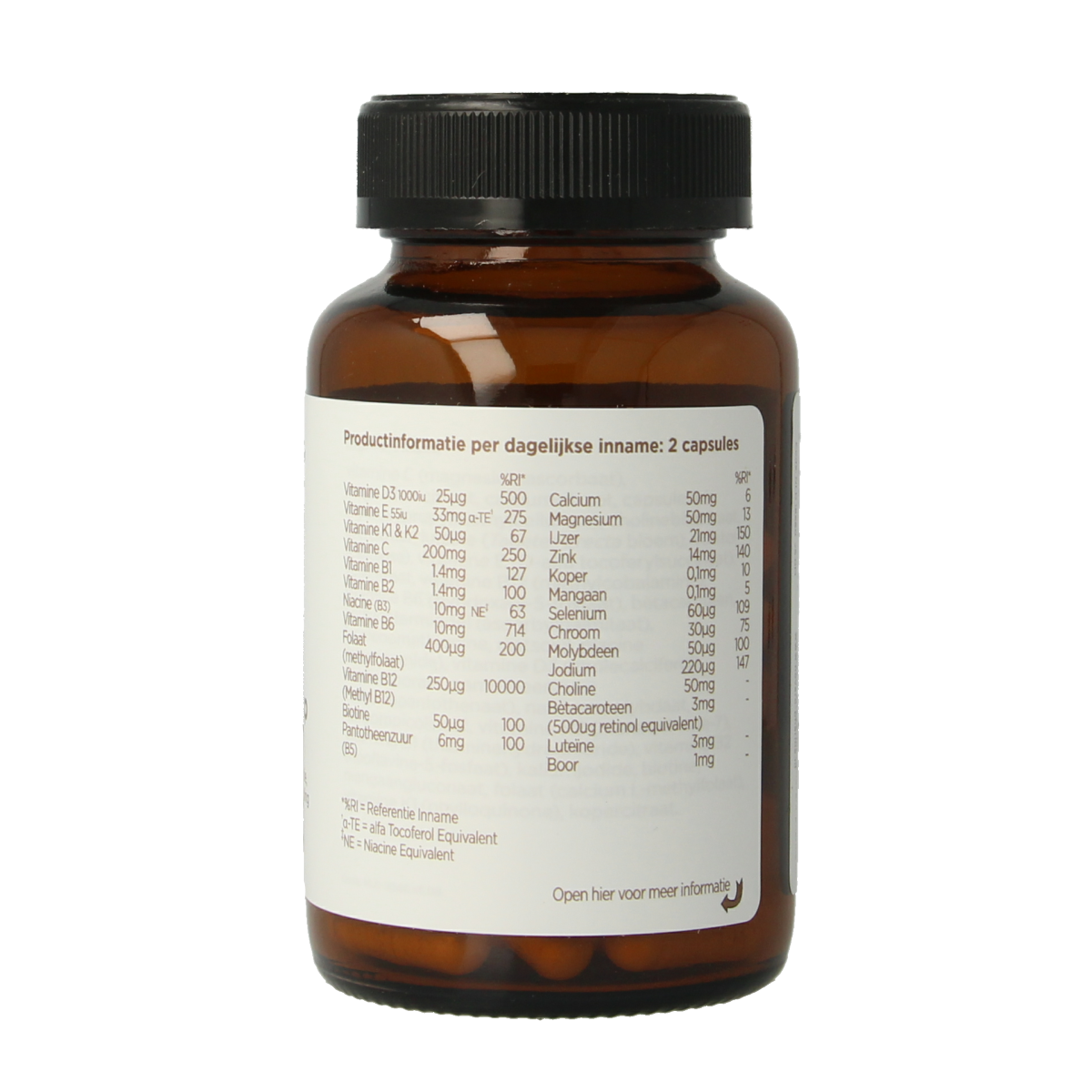 BioCare Methyl zwangerschap multinutrient vegetarian capsules, vitamin multinutrient supplement in a white bottle with a label.