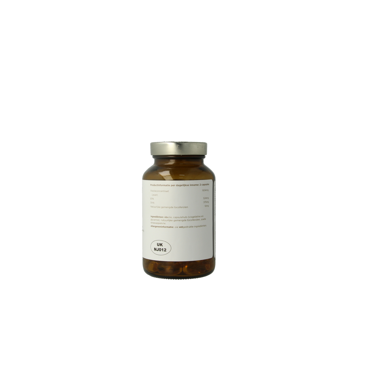 BioCare Mega EPA Vetzuren softgels in a bottle, dietary supplement rich in omega-3 fatty acids.