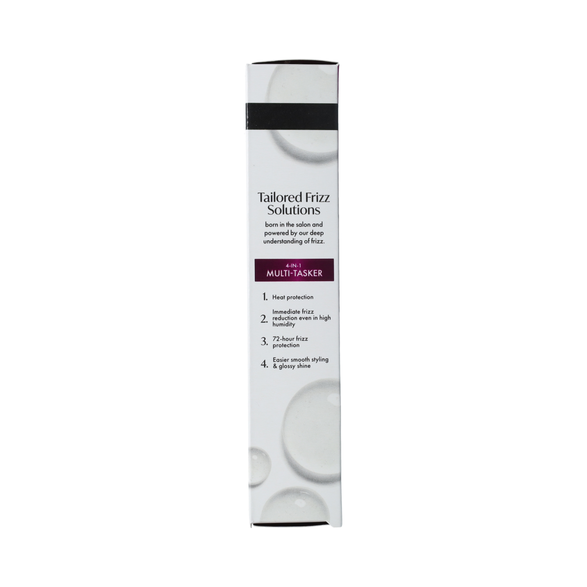 John Frieda The Rescuer serum bottle for hair care, 50ml, with a clear label and pump dispenser, on a white background.