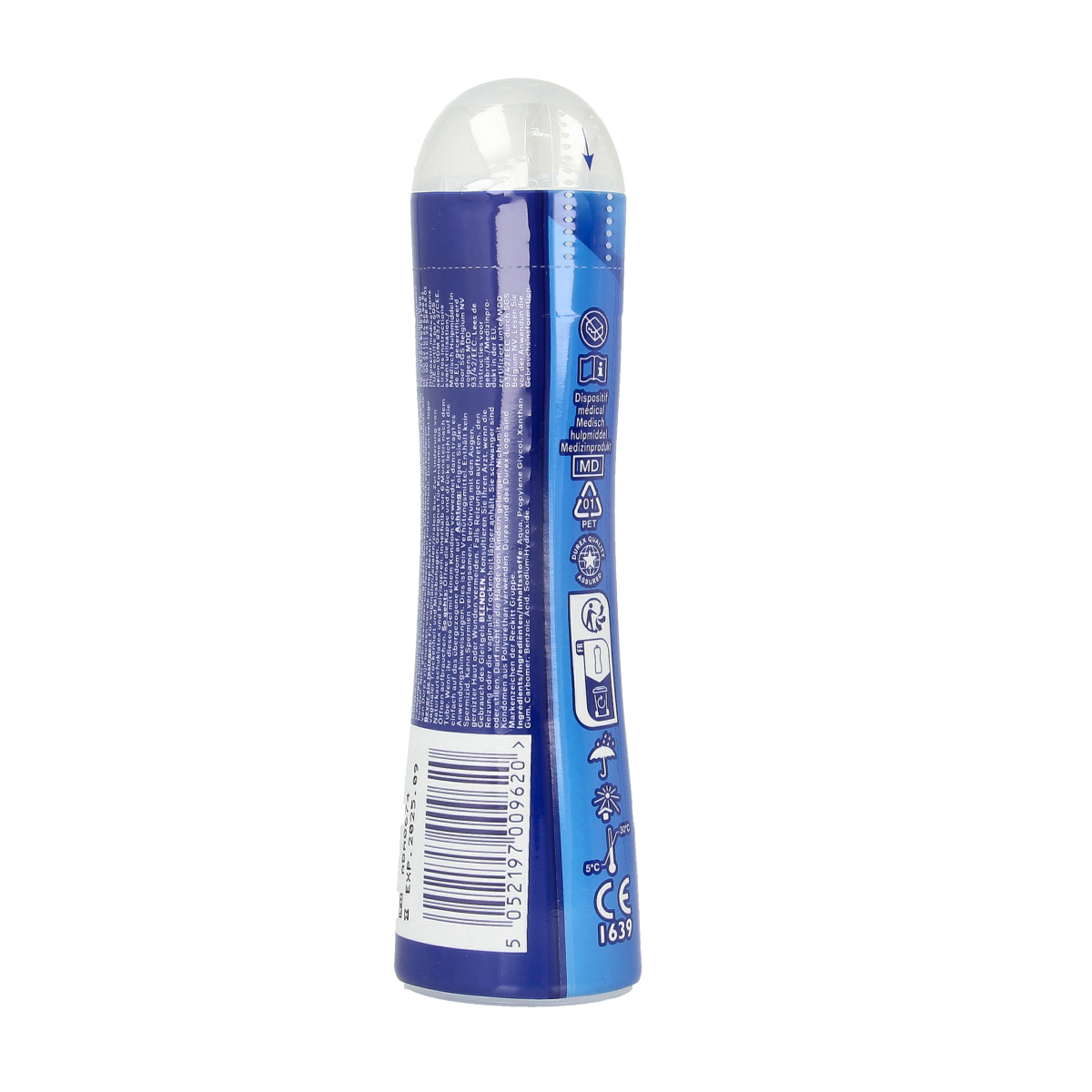 Durex Play Sensitive lubricant bottle with 100ml capacity, designed for personal use and intimacy enhancement