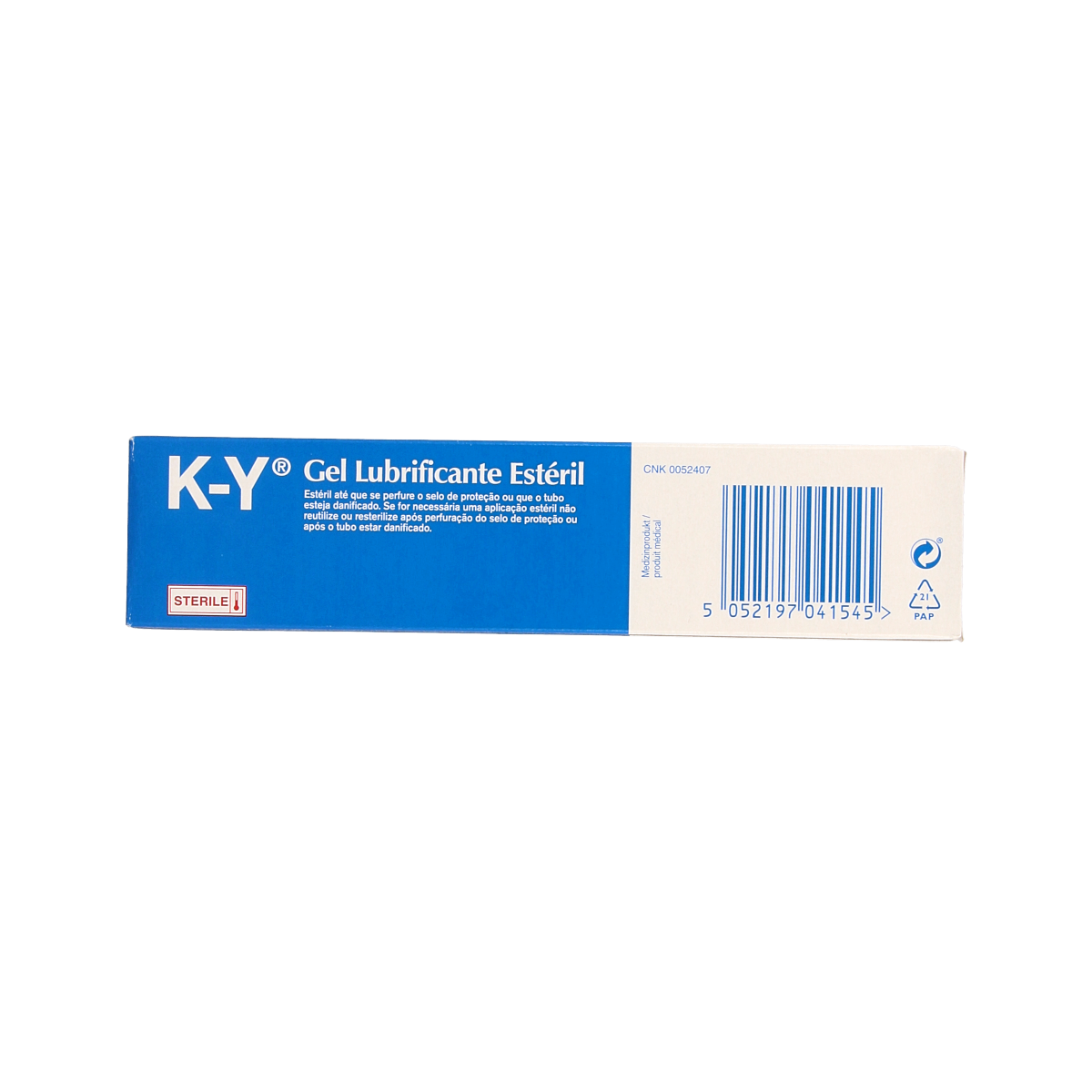 K-Y Sterile lubricant gel 82g tube, clear and smooth, designed for personal intimate use and comfort.
