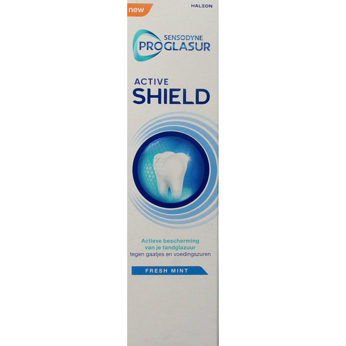 Sensodyne Fresh Mint toothpaste in 75ml tube with mint-flavored packaging, designed for sensitive teeth.