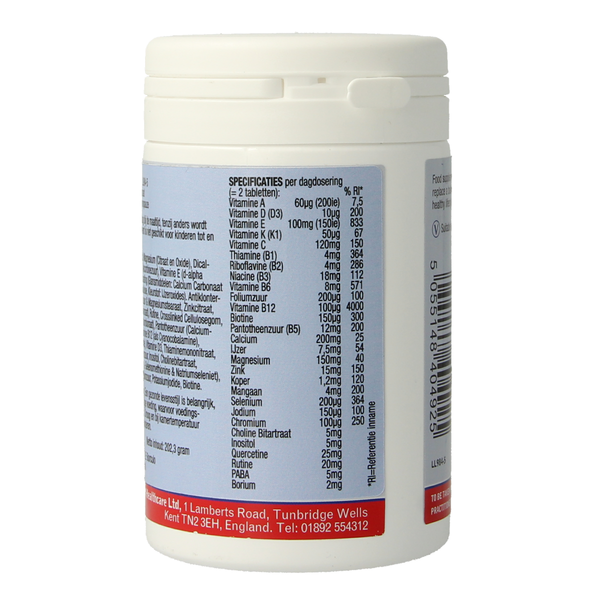 Lamberts FEMA 45+ multivitamin tablets for women age 45 and above, showing a bottle of 180 tablets.