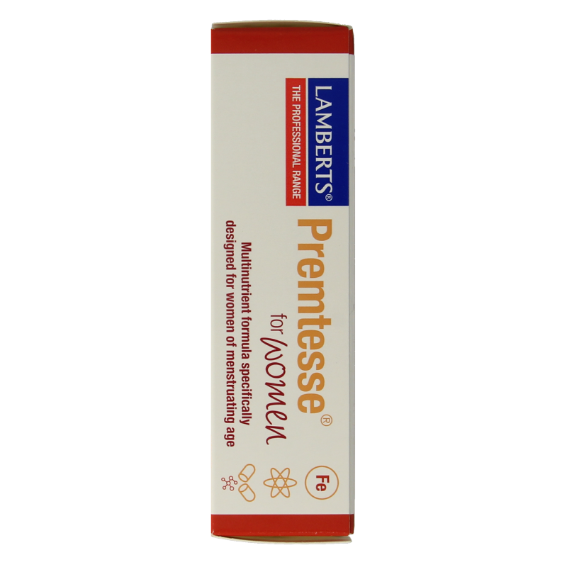 Lamberts Premtesse multivitamin tablets in a blister pack, designed to support daily nutritional health.
