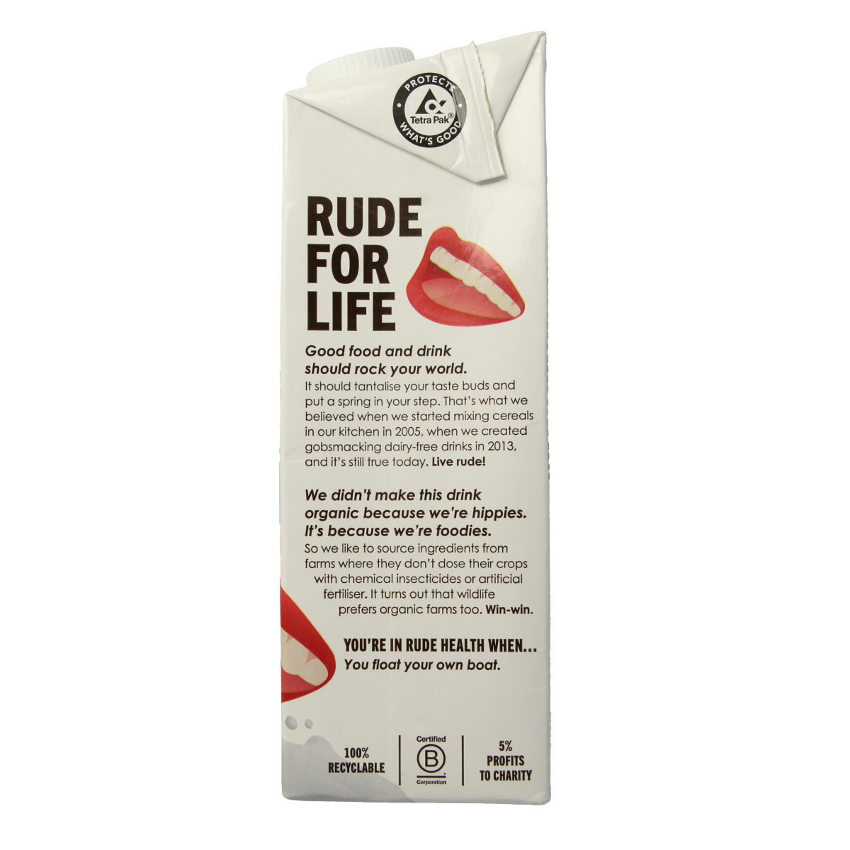 Rude Health Amandeldrank ultimate bio 1.00 Liter