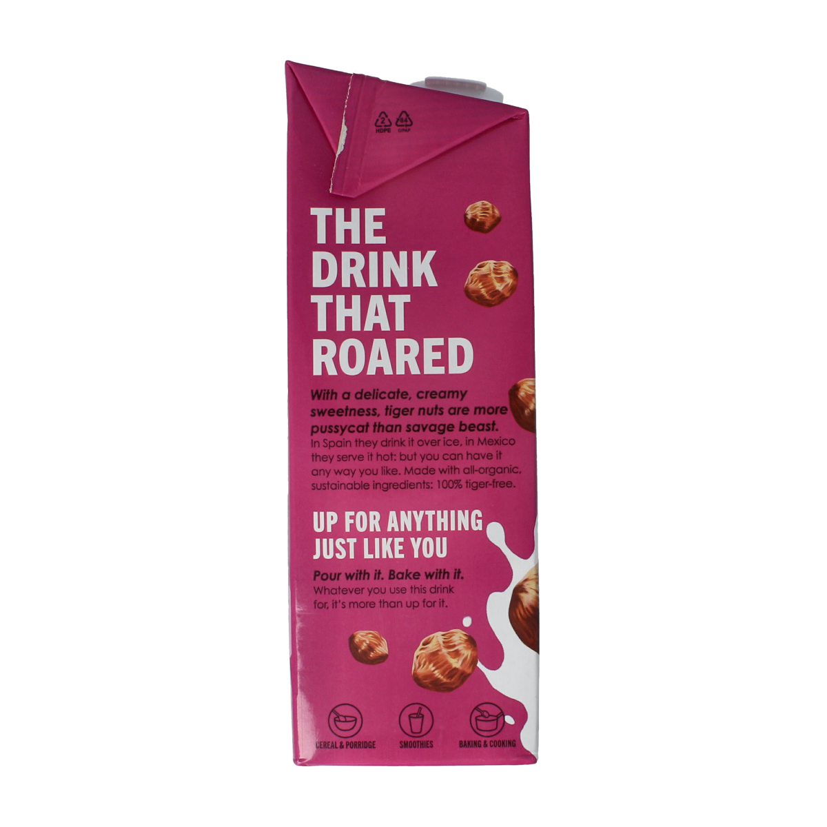 Organic Rude Health Tijgernootdrank in 1-liter bottle, a nutritious tiger nut beverage from the drinks and juices category.