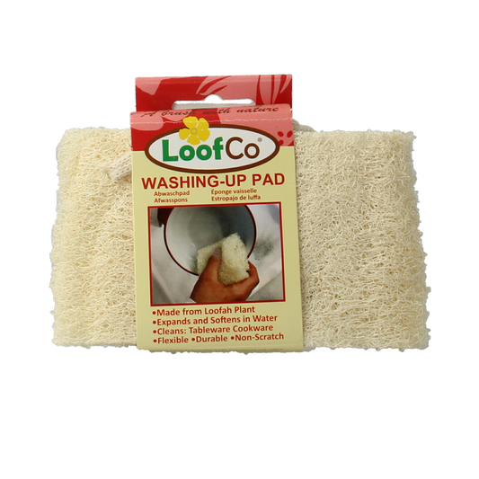 Loofco bio loofah dish sponge from Loofco, natural cleaning scrubber for dishes and kitchen cleaning.