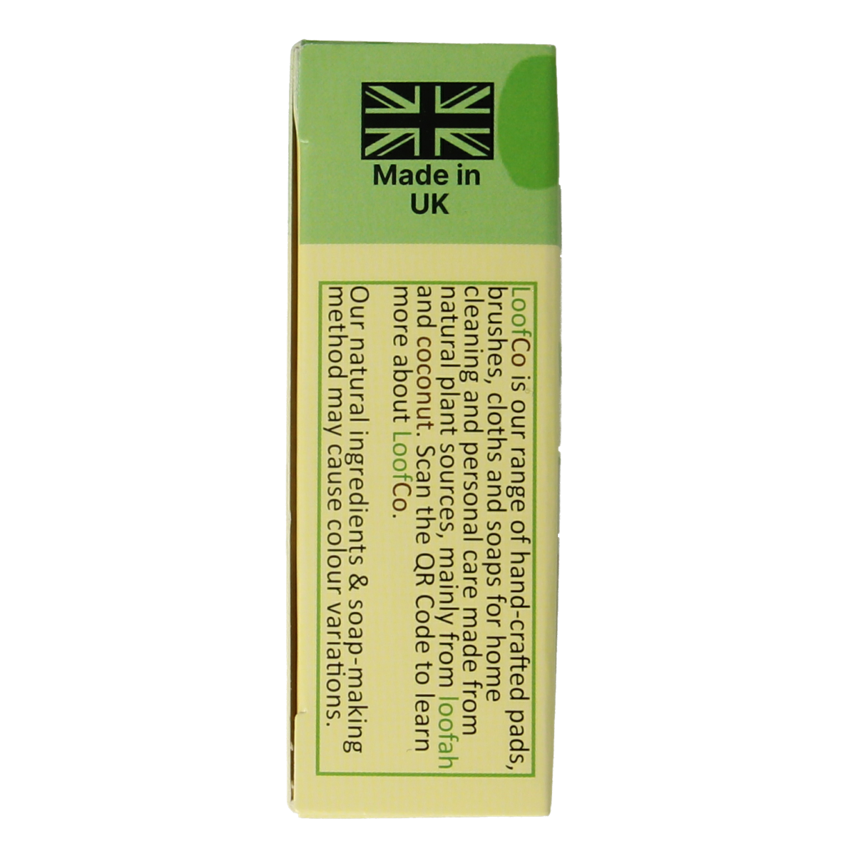 Loofco palm oil-free dish soap with lemon grass, 1 bottle of eco-friendly afwasmiddel in natural packaging.