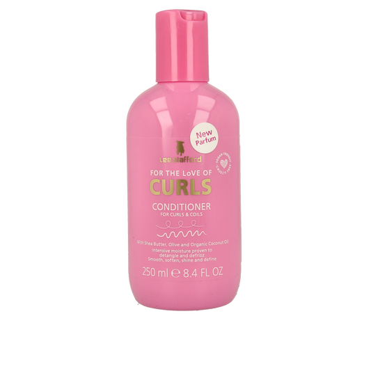 Lee Stafford For the Love of Curls conditioner in 250ml bottle, nourishing hair care for curly hair.