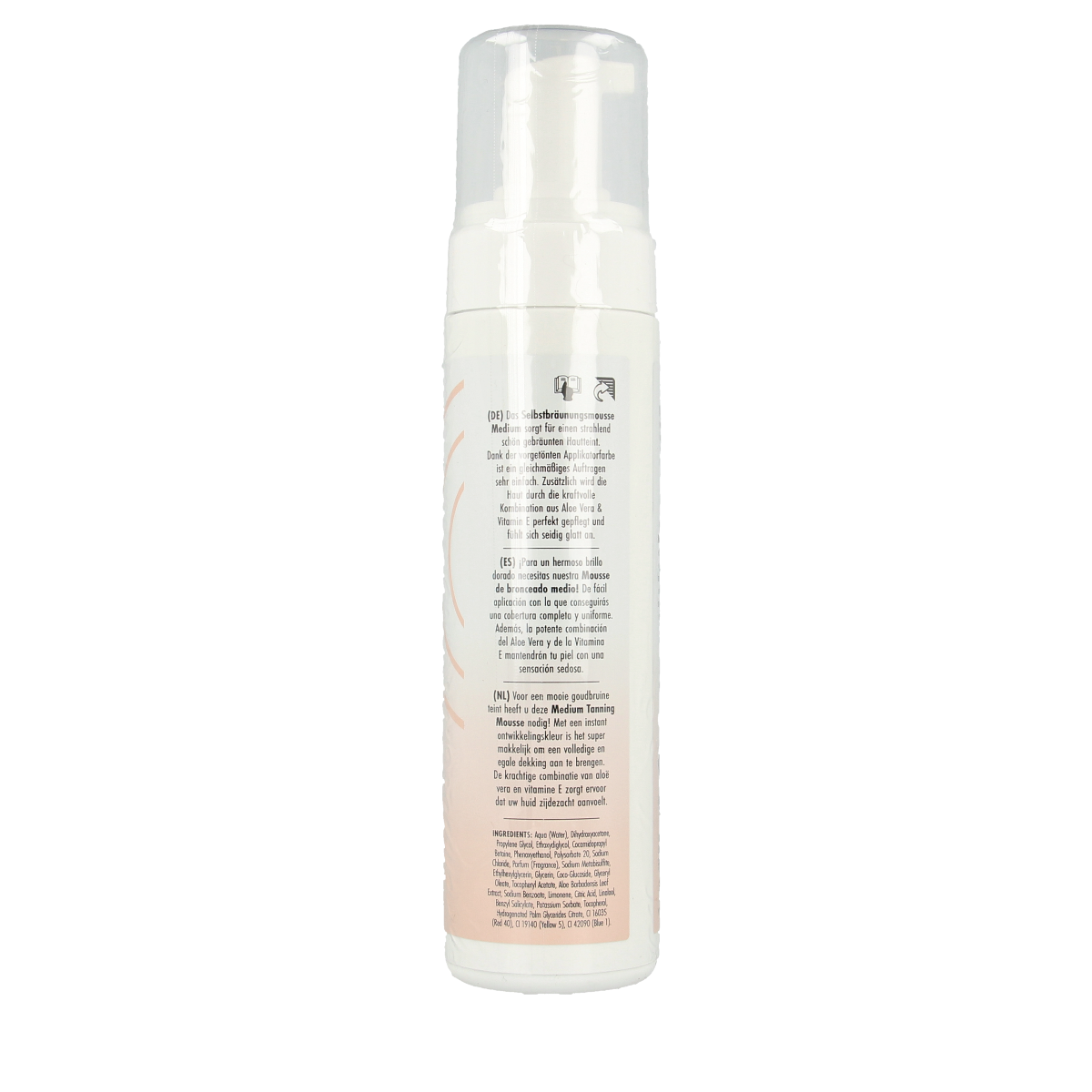 St. Moriz medium self-tanning mousse in 200ml bottle, smooth application for natural sun-kissed glow