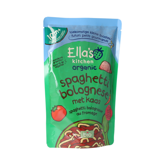 Ella's Kitchen Spaghetti bolognese met kaas 10+ maanden bio 190.00 Gram