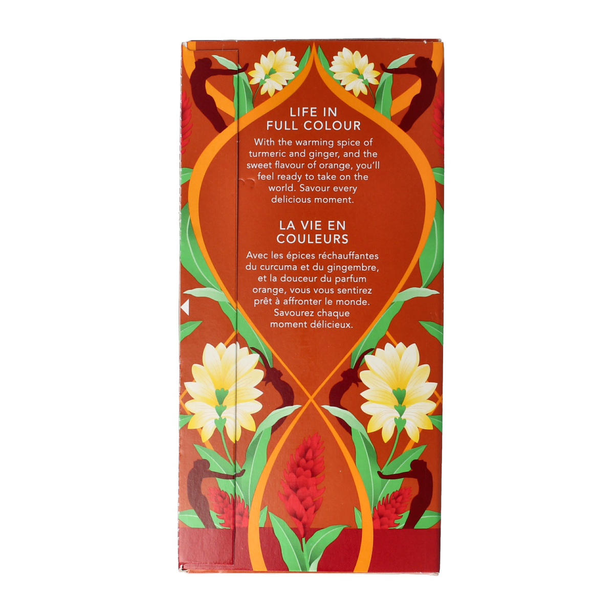 Pukka Turmeric Active Tea box with 20 bio tea bags, featuring vibrant packaging and turmeric root illustration.