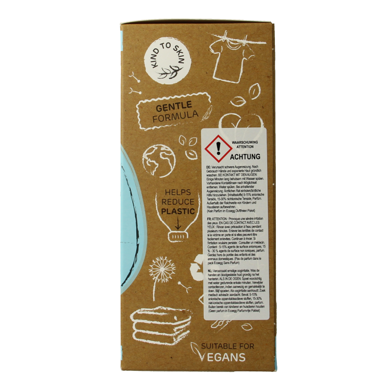 Eco Egg Laundry Egg in fresh linen scent, 70 washes, natural eco-friendly fabric softener alternative, shown in the image.