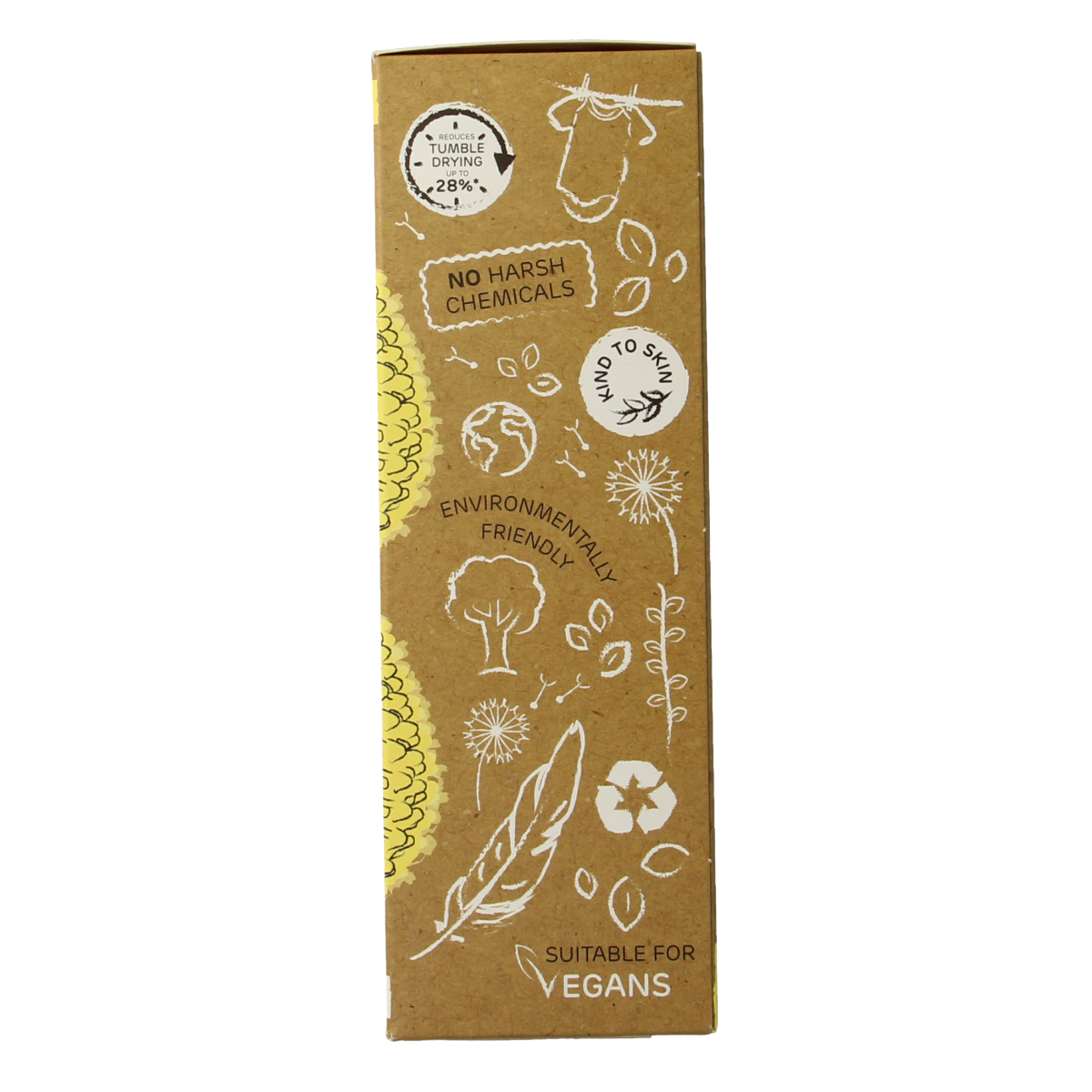 Eco Egg Dryer Egg, fragrance-free laundry booster, 2-pack, natural wasmiddelen alternative for fresh, soft clothes.