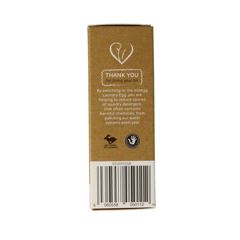 Eco Egg Laundry Egg refill in spring blossom scent, 50 loads, natural eco-friendly laundry detergent for gentle cleaning.