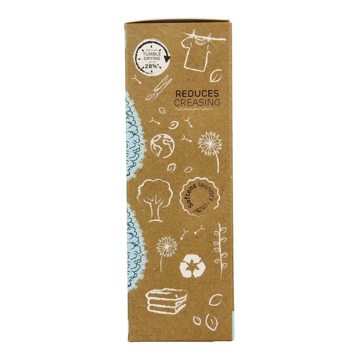 Eco Egg Dryer Egg in fresh linen scent, set of 2, eco-friendly laundry freshener for effective fabric softening and scent.