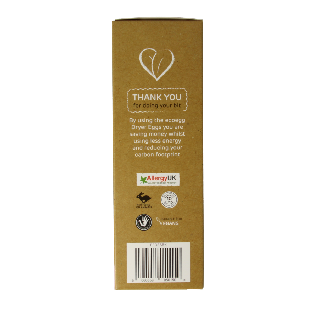 Eco Egg Dryer Egg in spring blossom scent, 2-pack, eco-friendly laundry accessory for softening and freshening clothes.