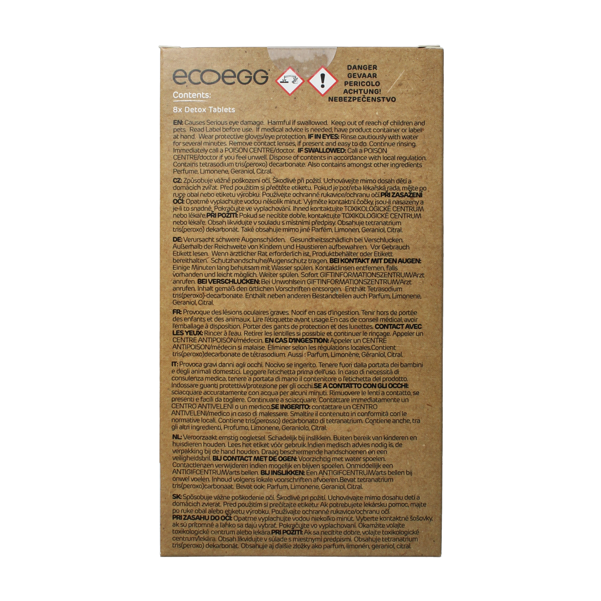 Eco Egg Eco Egg washing machine and dishwasher cleaner, 8-piece set, natural cleaning products for appliances.