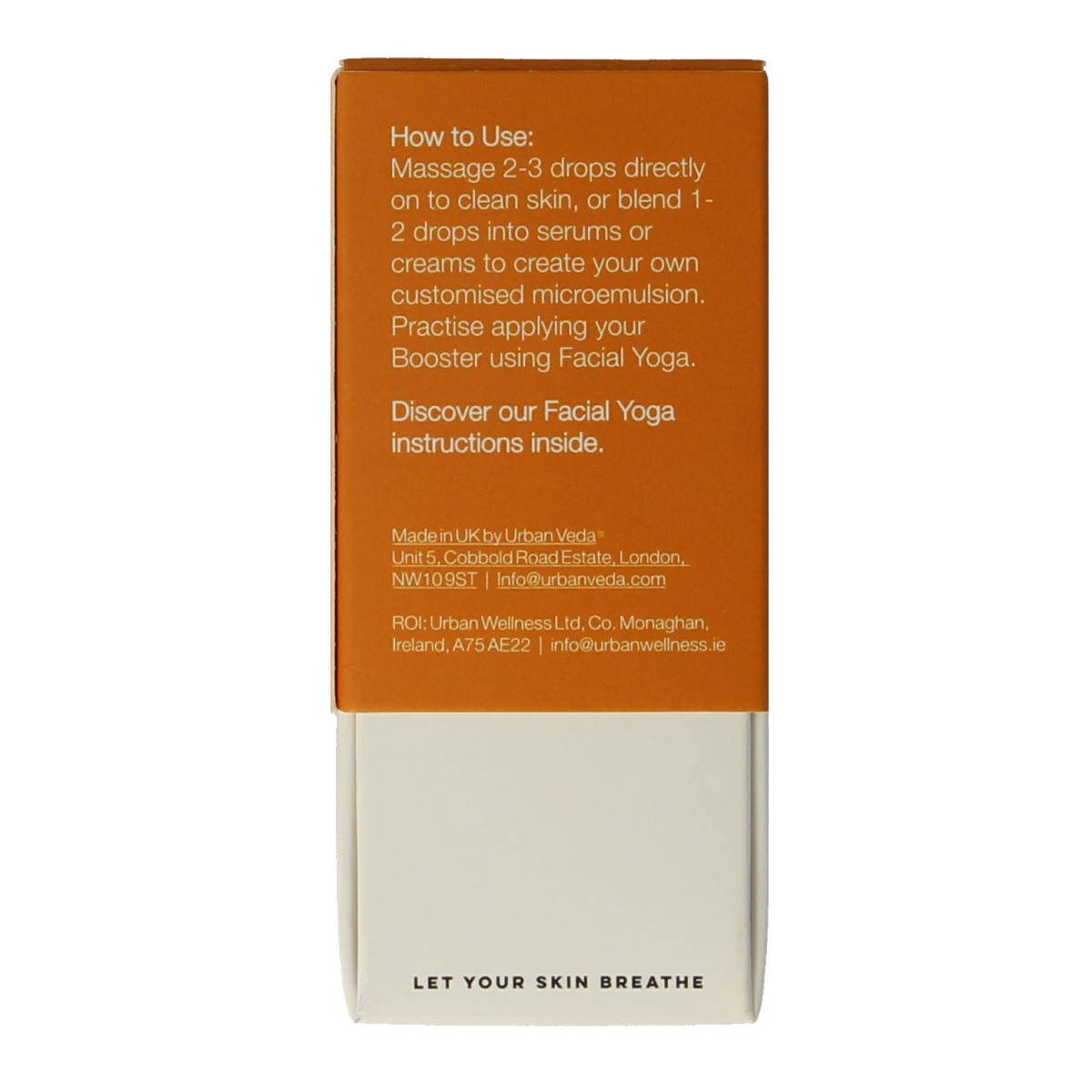 Urban Veda Booster oat lipid facial serum in a 15ml bottle, designed for natural skincare and skin nourishment.