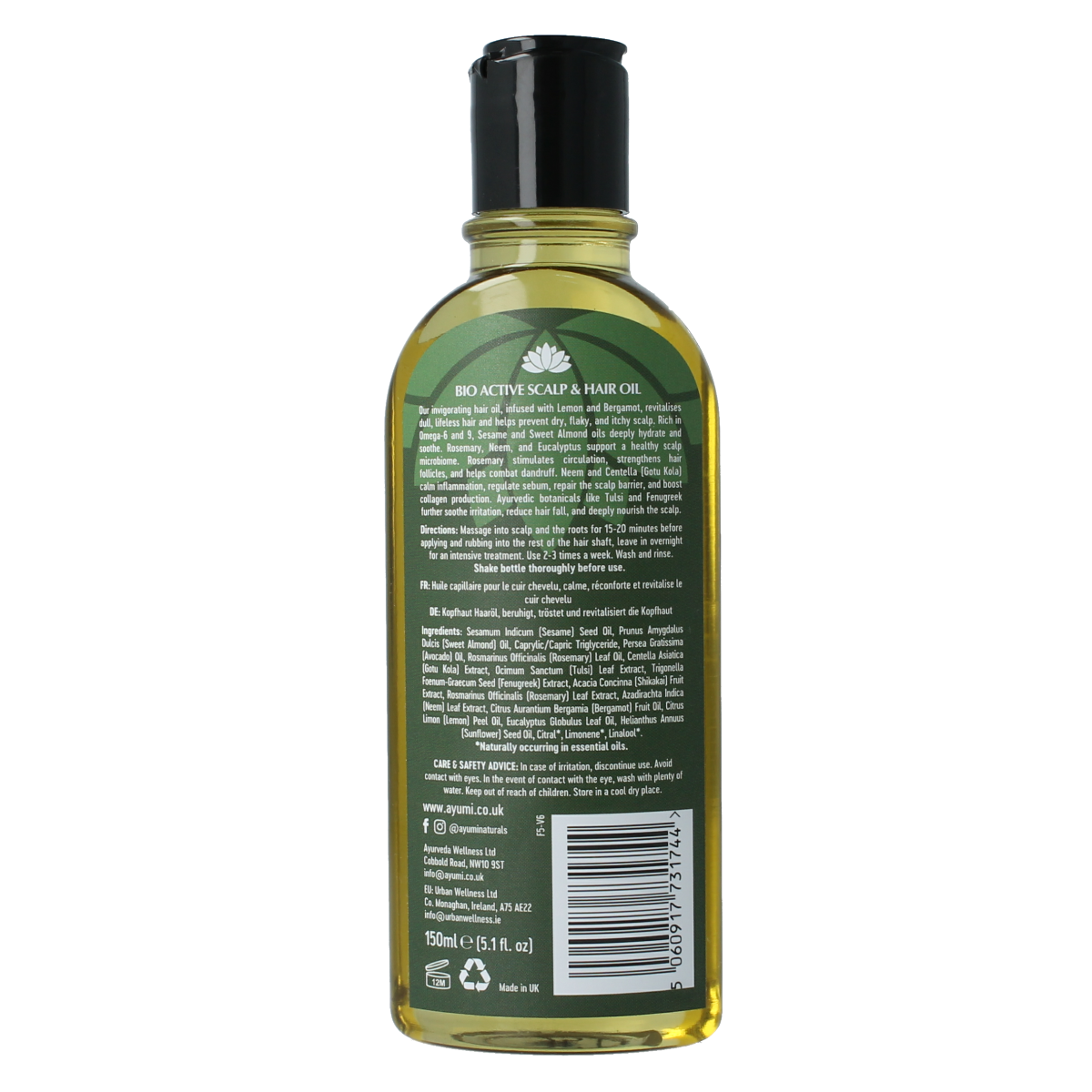 Ayumi Scalp hair oil 150.00 Milliliter