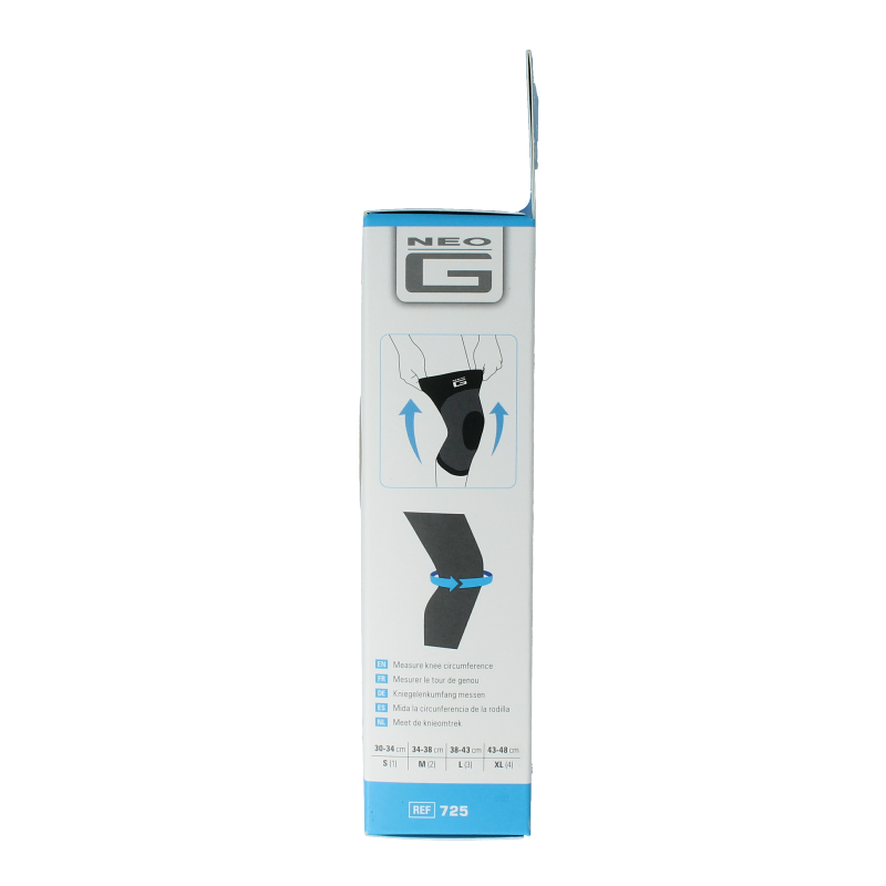 Neo G Airflow knee support brace in size M, designed for knee stabilization and comfort with a breathable design.