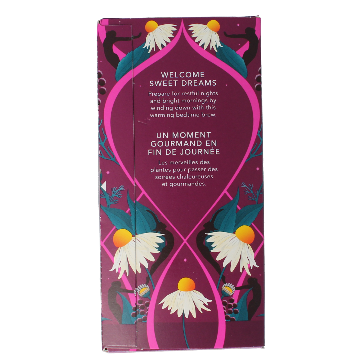 Pukka Night Time Berry herbal tea bags, 20 count, featuring a blend of calming berries and herbal ingredients in a box.