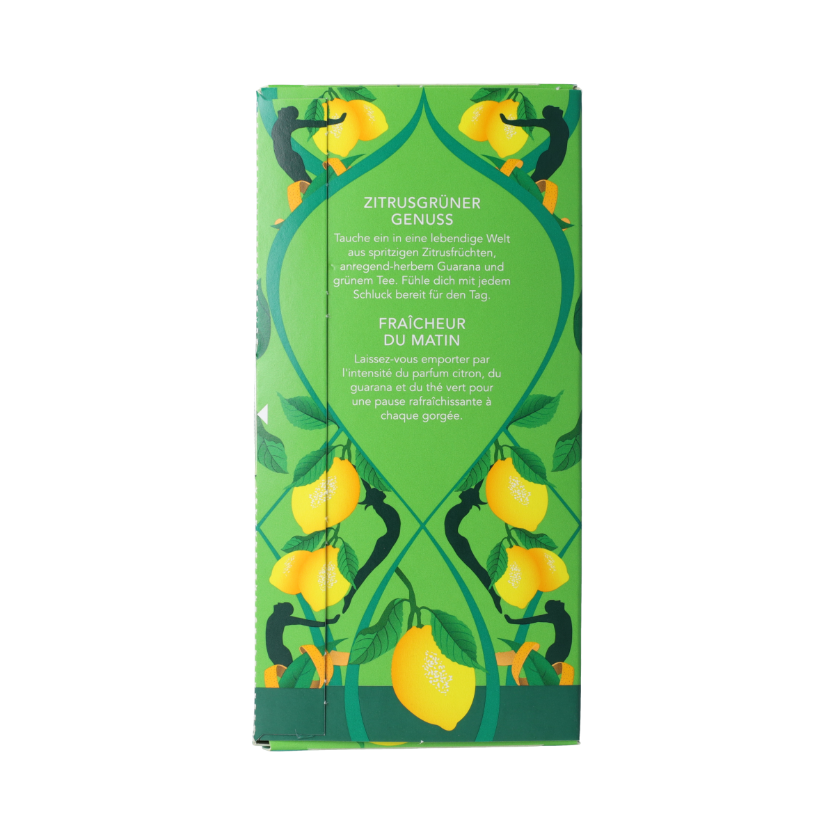 Pukka Citrus Yerba Green organic tea bags, 20 count, showcasing vibrant citrus and green yerba mate in a tea package.