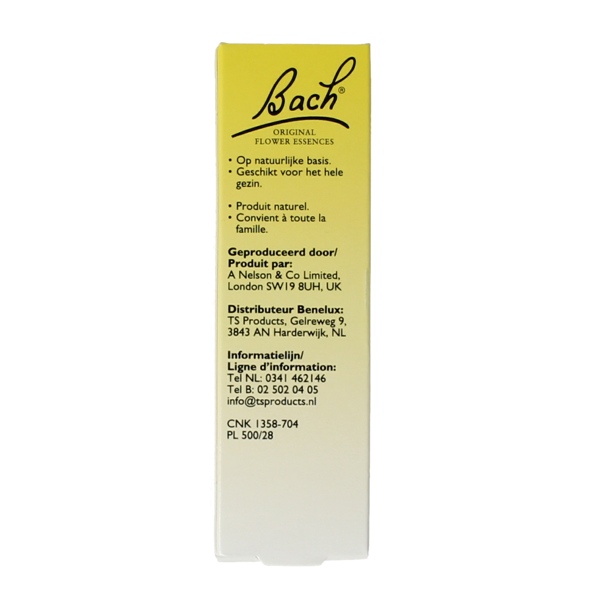 Bach Rescue Rescue herbal remedy drops in 20ml bottle, featuring natural herbal ingredients and dropper cap.