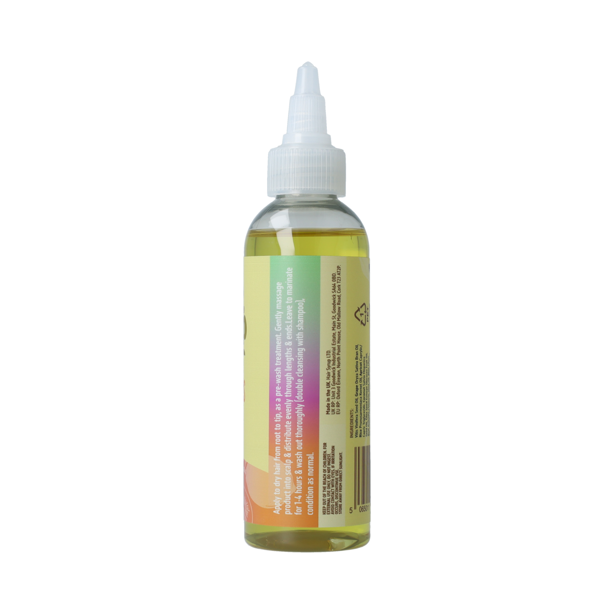 Hair Syrup scalp superfoods hair syrup in 100ml bottle, natural hair care product for nourishing and revitalizing hair.