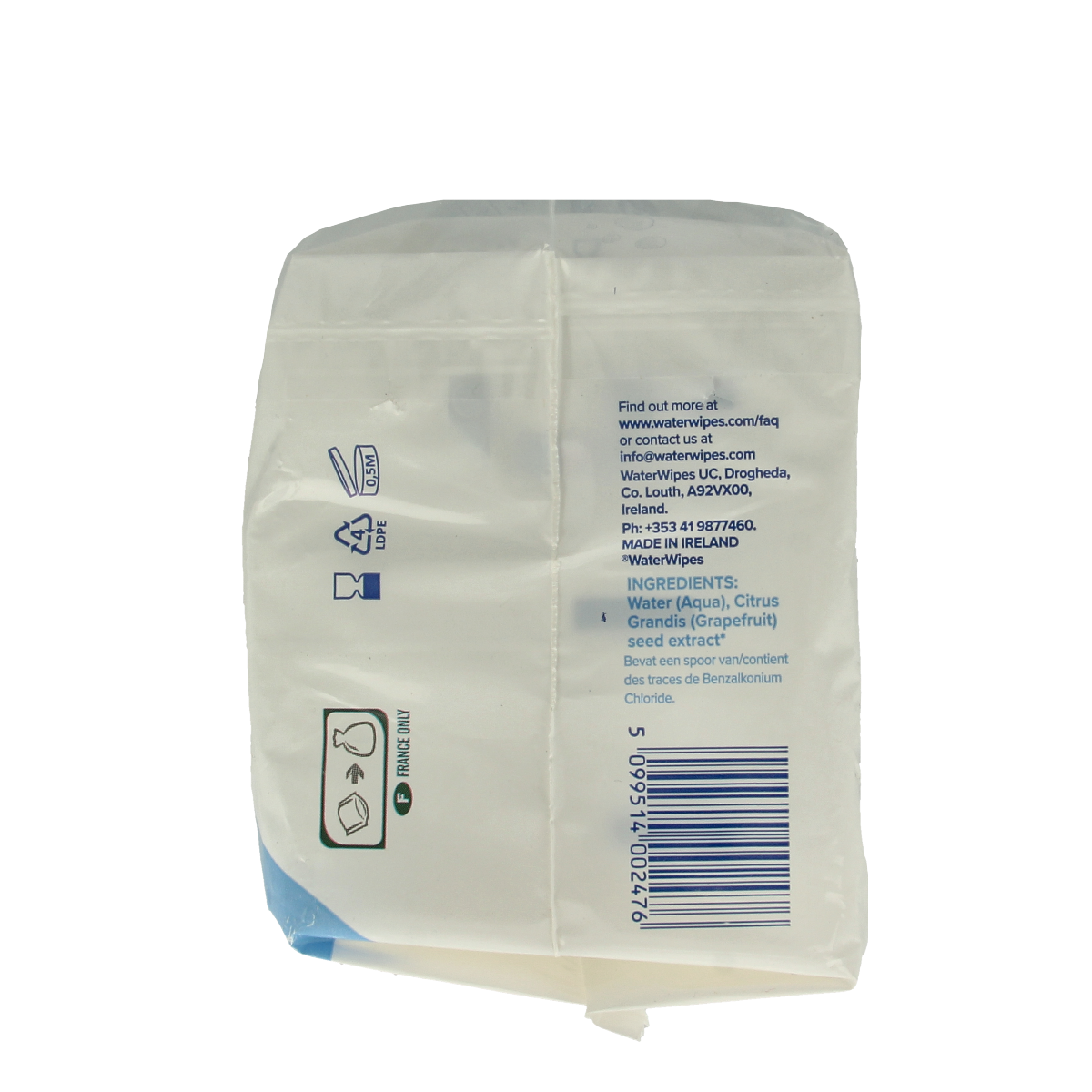 Waterwipes baby wipes 3-pack with 144 wipes, gentle baby and toddler skincare product for sensitive skin.
