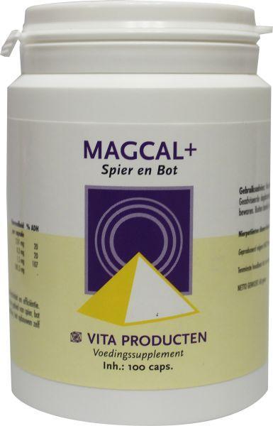 Vita Magcal+ mineral multivitamin capsules in a bottle, designed to support overall health and mineral intake.