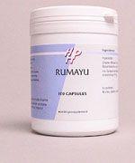 Holisan Rumayu 100 vegetarische capsules, kruidenpreparaten with plant-based capsules, shown in a close-up image.