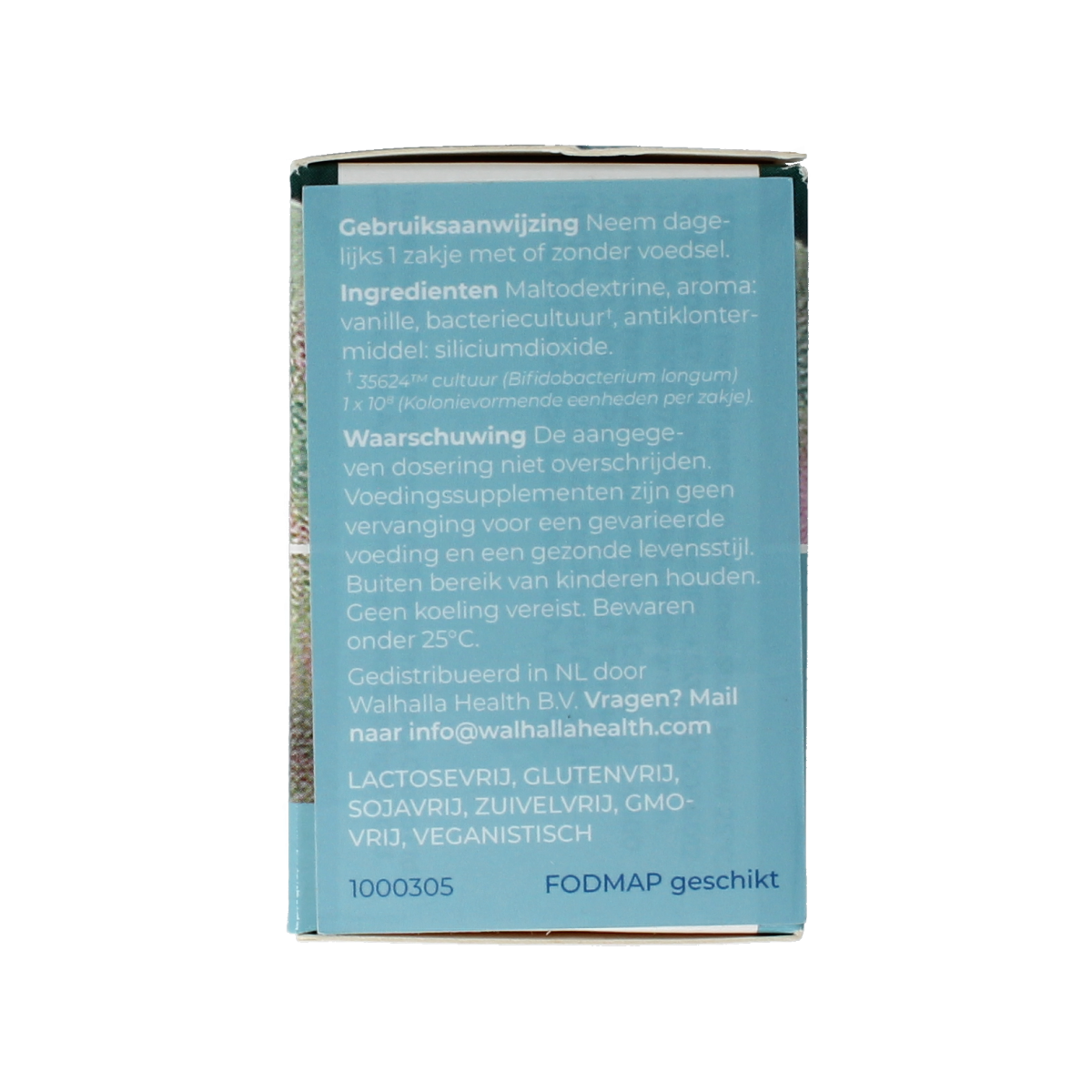Alflorex Children probiotic supplement sachets featuring natural ingredients and colorful packaging for kids' digestive health.