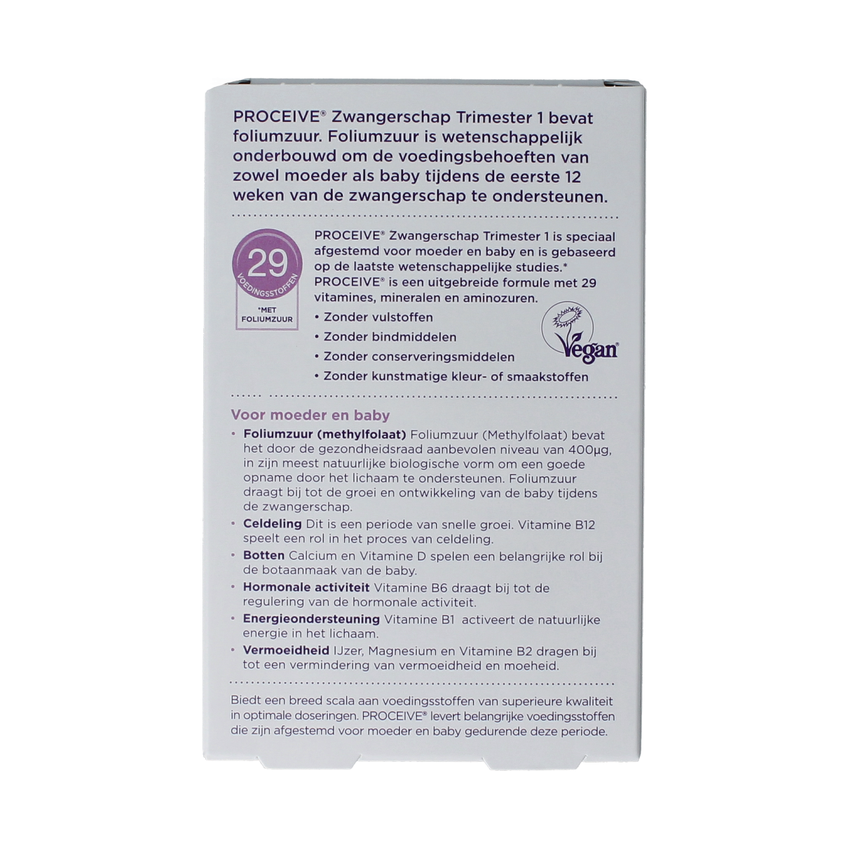 Proceive Kinderwens trimester 1 multivitamin capsules for women, 60-count bottle, dietary supplement for pregnancy readiness