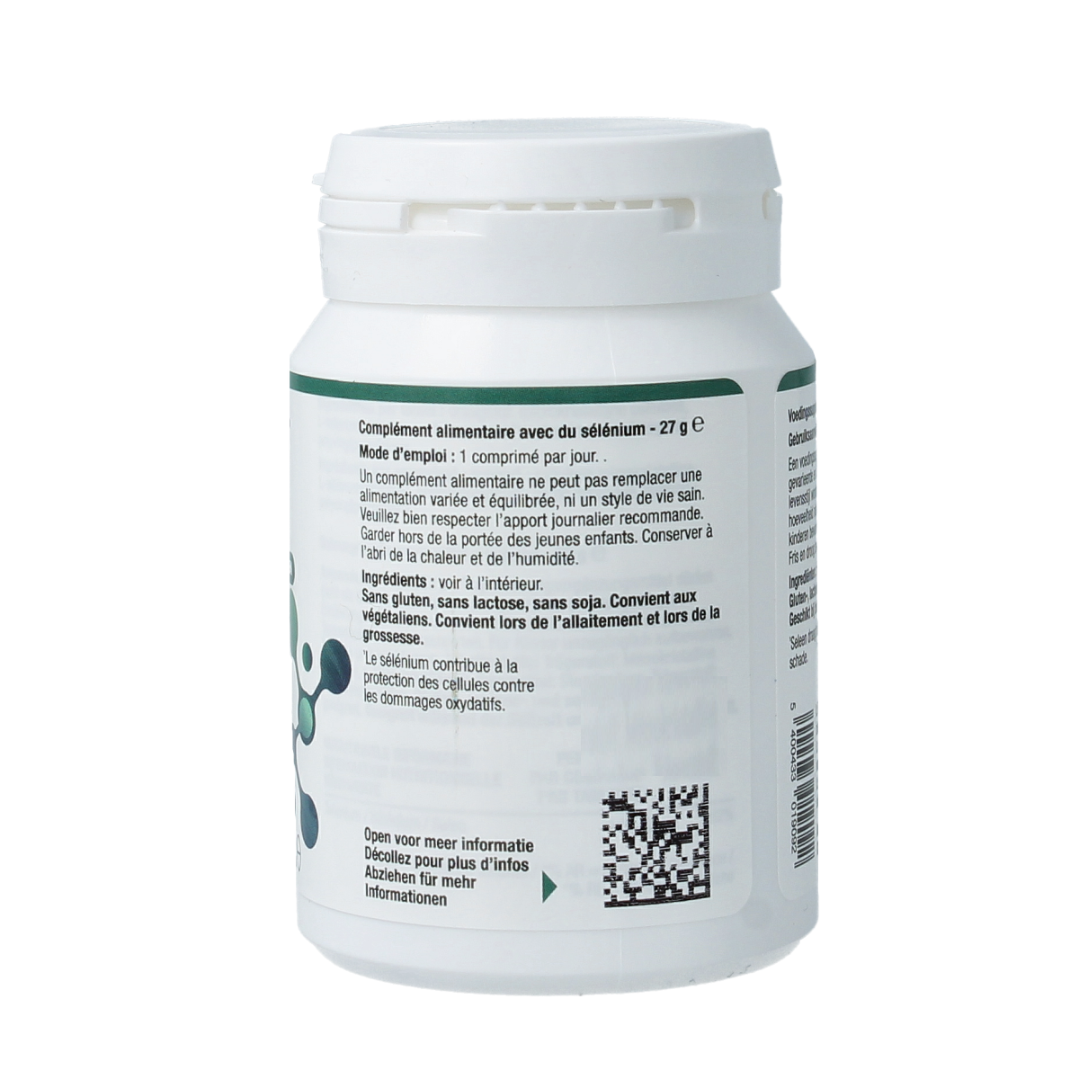 Metagenics Selenomethionine mineral supplement bottles with 120 tablets, showing the product label and packaging.