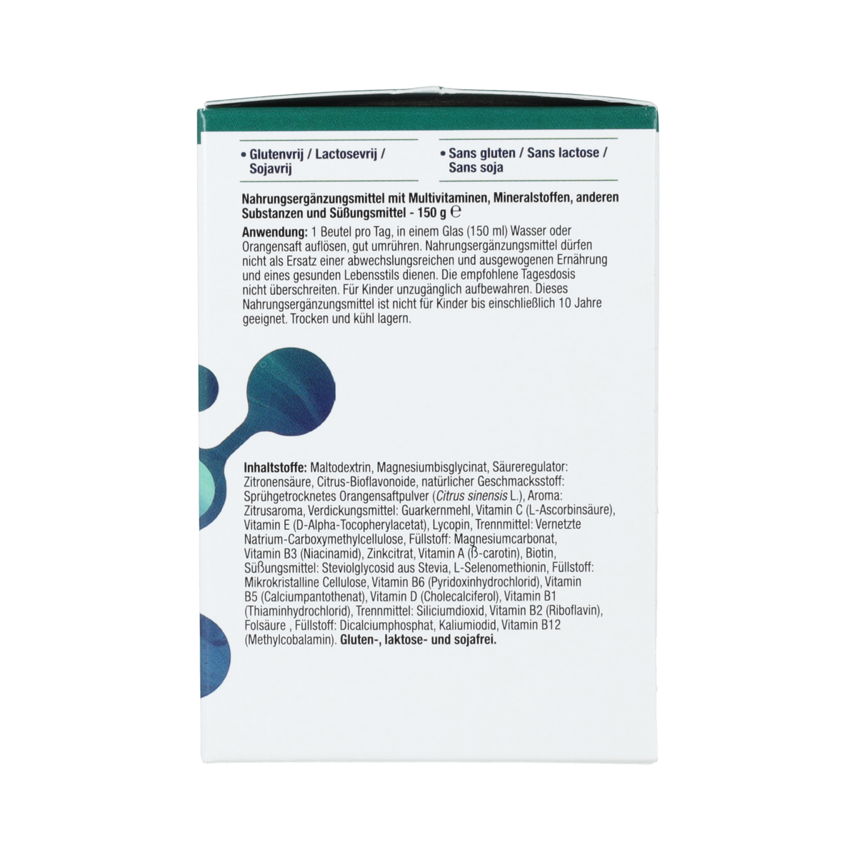 Metagenics Multigenics Femina multivitamin sachets, dietary supplement with multivitamins for women, in 30 sachets.