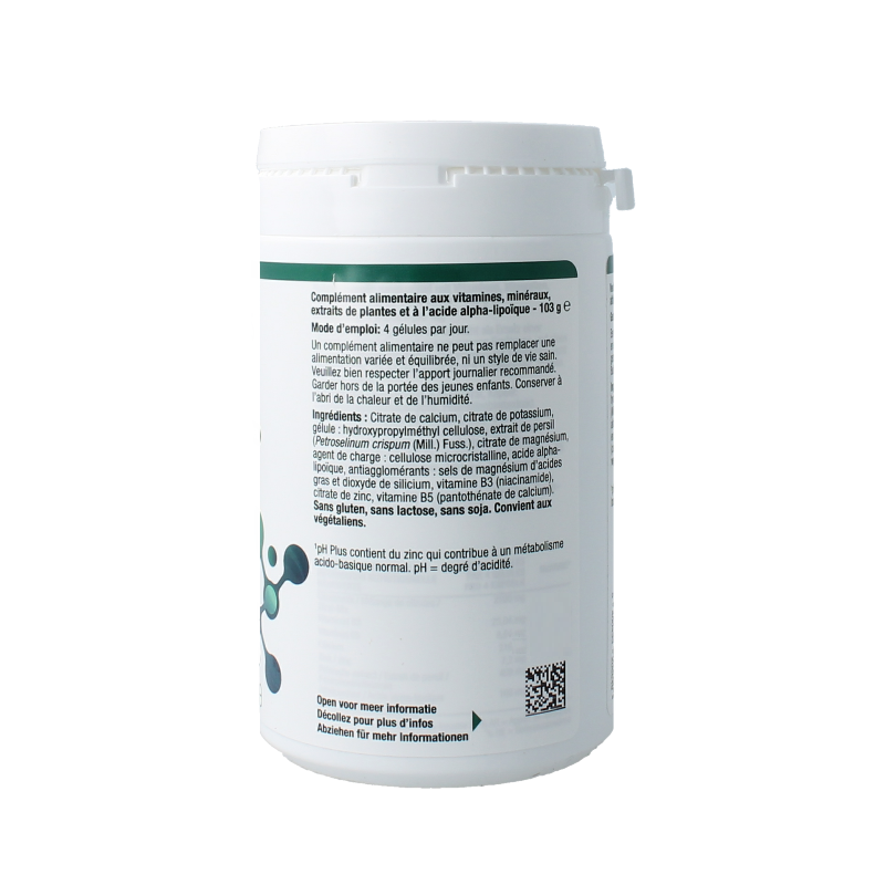 Metagenics PH Plus mineral supplement with 120 capsules, a multivitamin and mineral blend for overall health support.